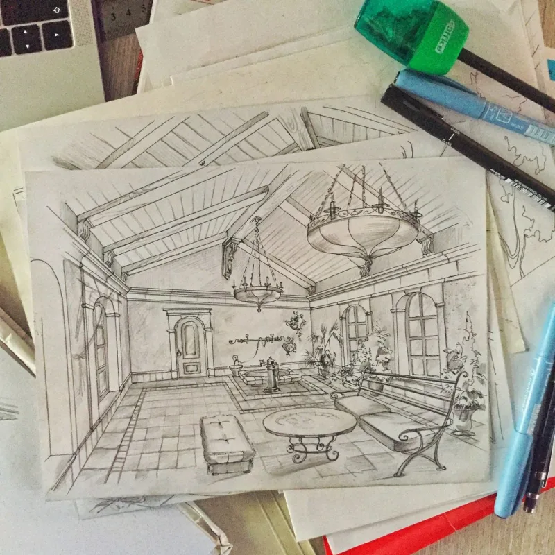 Interior design and visualization project in Alanya