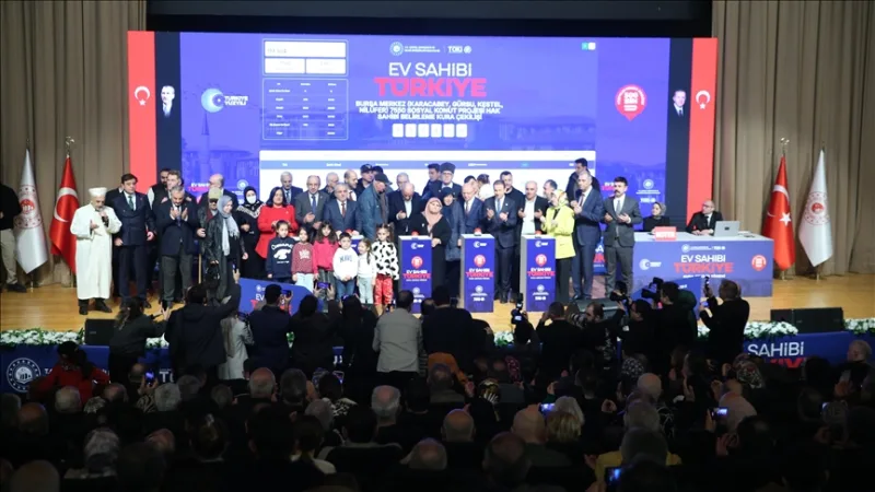 Жеребьевка домов, которые будут построены в Бурсе в рамках 